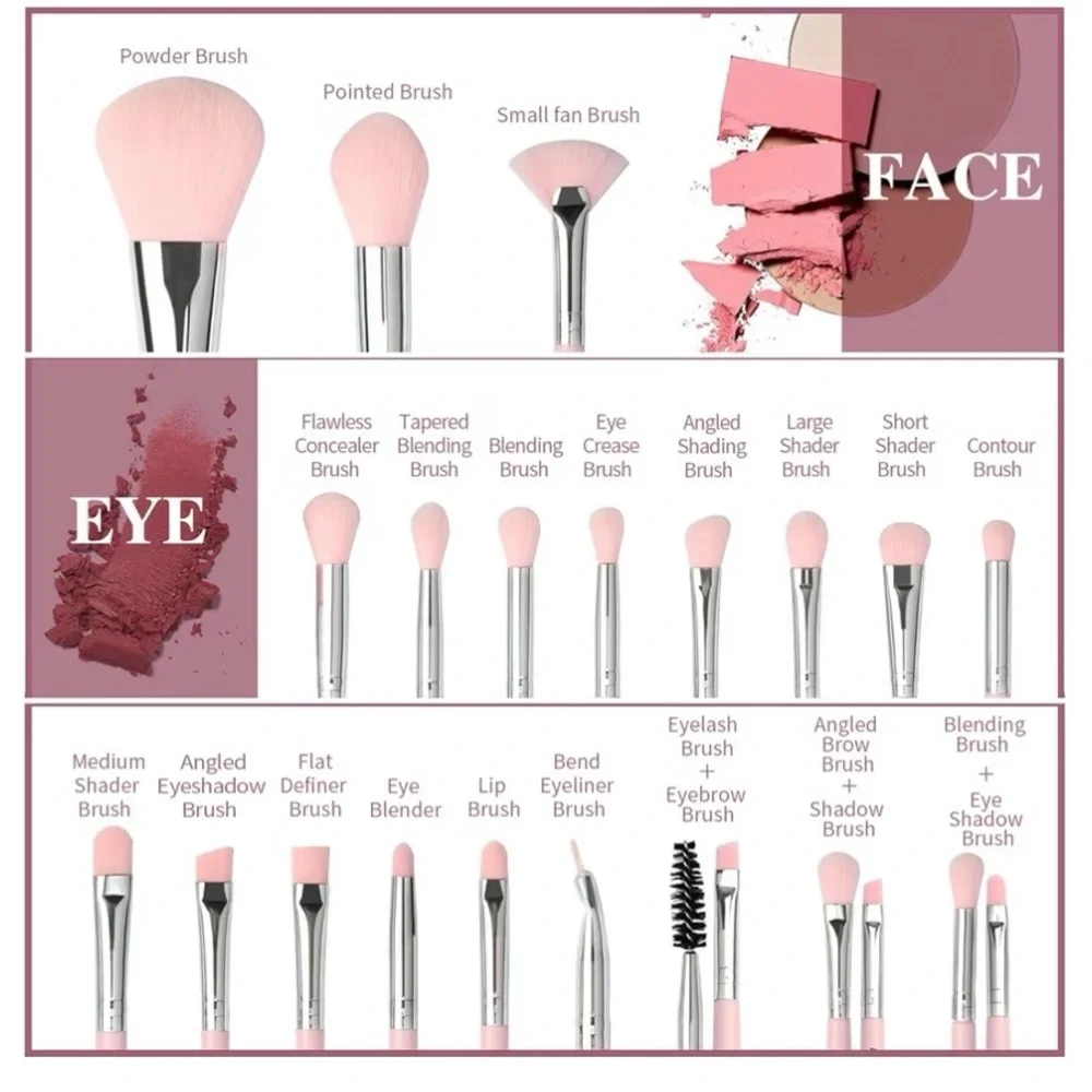 Makeup Brushes 30 Pcs Makeup Kit,